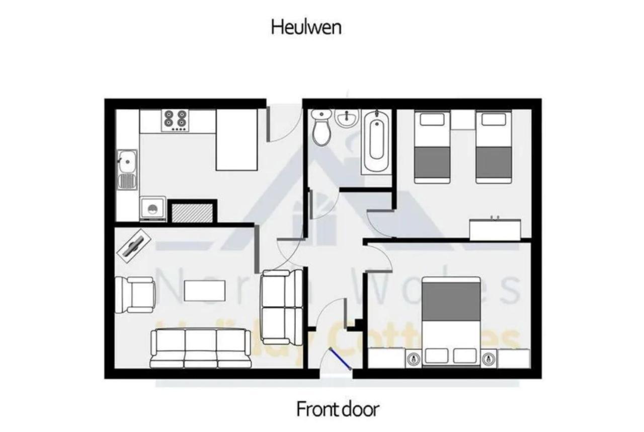 Heulwen - Moelfre Apartment Exterior foto